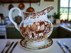 Johnson Bros. - Cruche (8) - Porcelaine - Scènes de coaching