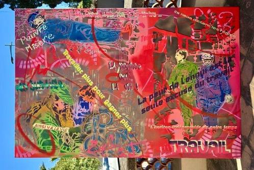 Epsylon Point (1950) - La Bourse ou La Vie (very large size), Antiek en Kunst, Kunst | Schilderijen | Modern