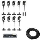 9x LED grond spot - 12V - 3 watt - complete set, Télécoms, Émetteurs & Récepteurs, Verzenden