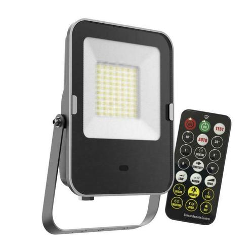 LED Bouwlamp 50 watt met sensor incl. afstandsbediening, Doe-het-zelf en Bouw, Bouwverlichting, Lamp met armatuur, Nieuw, 50 tot 200 watt