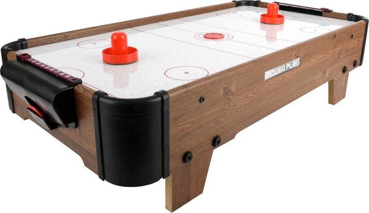 2eChoix | Toyrific Airhockeytafel 27 Inch Bruin 5-delig, Hobby en Vrije tijd, Gezelschapsspellen | Overige, Ophalen of Verzenden