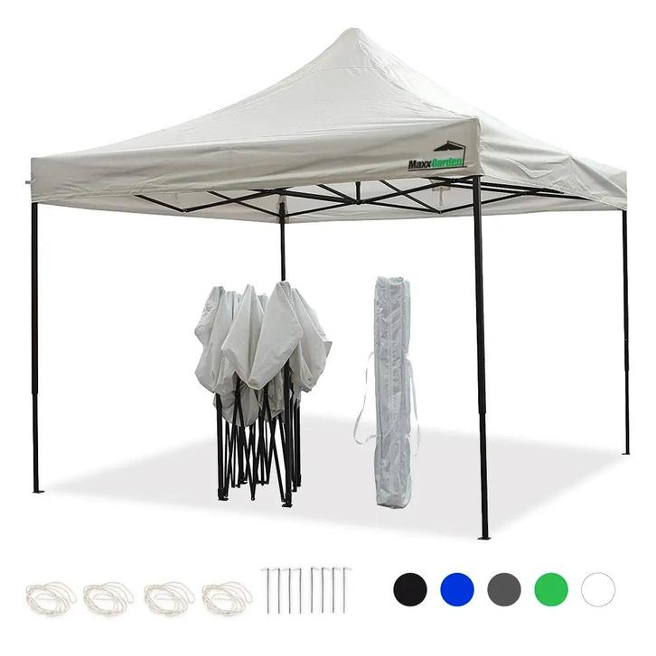 MaxxGarden Easy-up Partytent - 3x3m - Standaard - Opvouwb..., Tuin en Terras, Partytenten, Nieuw, Ophalen of Verzenden