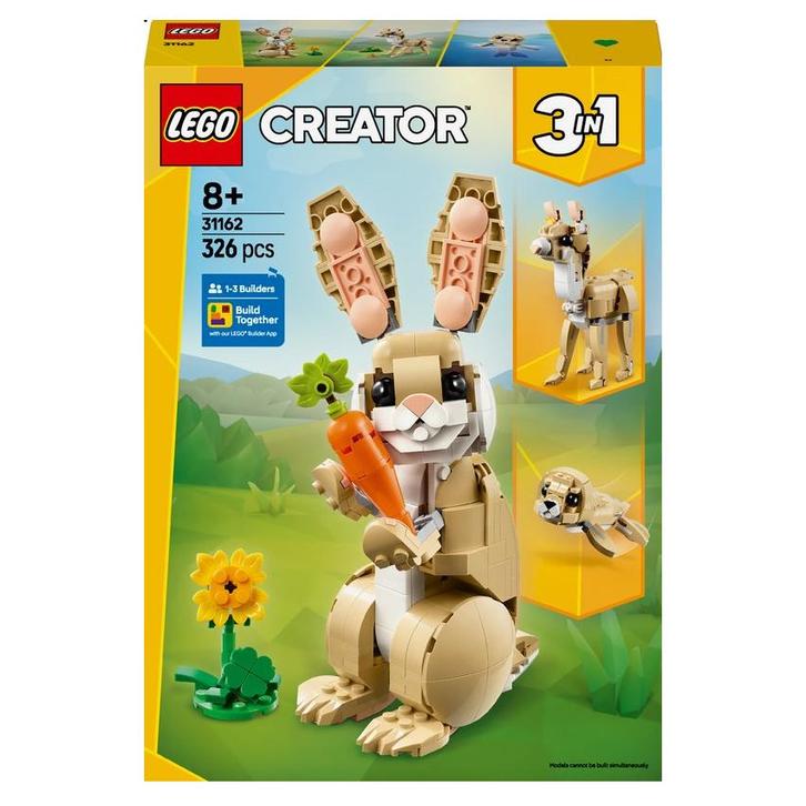 LEGO - Creator 3in1 Lief konijn dieren - 31162, Verzamelen, Overige Verzamelen, Verzenden