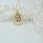 Zilver, Verguld - Ketting met hanger - CAMMEO met de hand