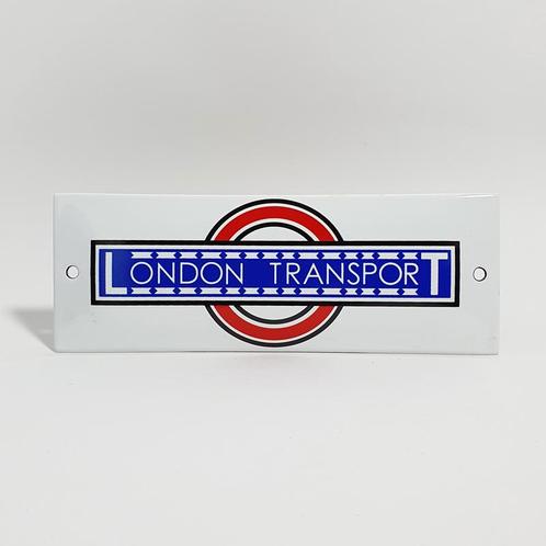 London transport wit emaille bord, Collections, Marques & Objets publicitaires, Envoi
