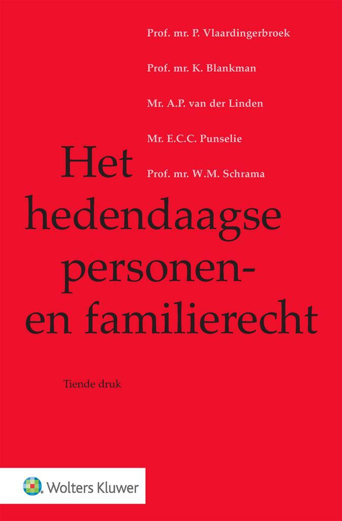 Het hedendaagse personen- en familierecht 9789013171778, Boeken, Wetenschap, Zo goed als nieuw, Verzenden