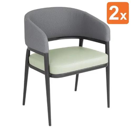 Stoelen | MERIDIAN | Stof/Staal | Pistache | Zwart Frame |, Zakelijke goederen, Horeca | Keukenapparatuur, Nieuw in verpakking