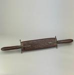 Couteau de table - Acier, Laiton, Bois - Set da trinciante