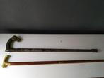 Wandelstok (2) - hout, messing