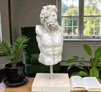 Figuur - Dorso Menelao e retro Leone (41 cm.) - Gegoten, Antiek en Kunst