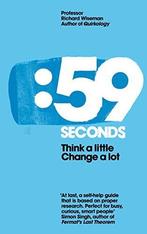 59 Seconds 9780230744295 Richard Wiseman, Verzenden, Gelezen, Richard Wiseman