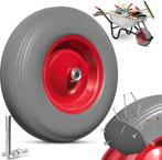 MASKO® Kruiwagenwiel Massief - 4.80/4.00-8 Ø 390mm - Grijs, Verzenden, Nieuw