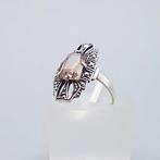 Argent, Art déco, Rook Topaas (Getest) - Bague - +
