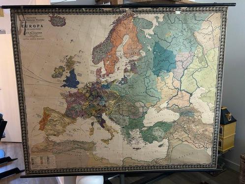 Schoolkaart (5) - Hout, Linnen, Antiek en Kunst, Curiosa en Brocante