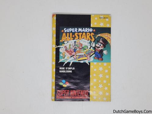 Super Nintendo / SNes - Super Mario All Stars - FAH - Manual, Consoles de jeu & Jeux vidéo, Jeux | Nintendo NES, Envoi