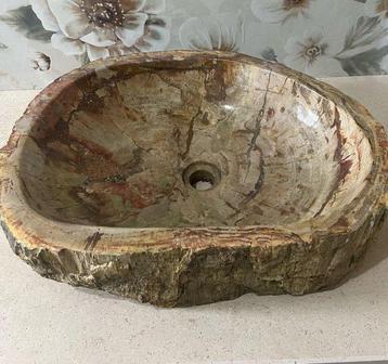 Lavabo - Bois - Lavabo dappoint entièrement en bois fossile