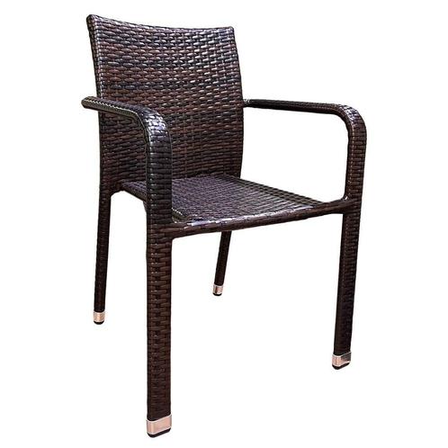 Stoel | BARI | Aluminium Rotan/Aluminium | Brown |, Zakelijke goederen, Horeca | Keukenapparatuur, Nieuw in verpakking, Verzenden