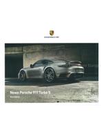 2020 PORSCHE 911 TURBO S HARDCOVER BROCHURE POOLS, Nieuw