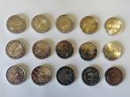 Europa. 2 Euro 2013/2024 (15 moedas)  (Zonder Minimumprijs), Postzegels en Munten