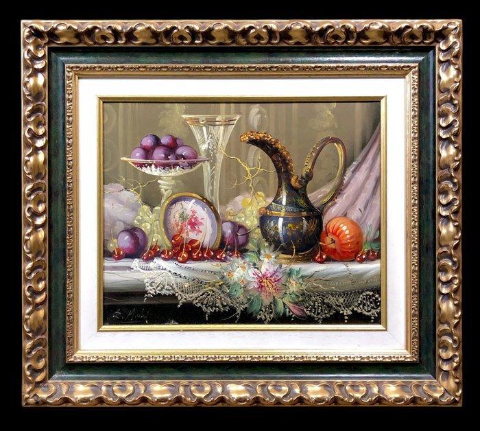 Roberto Michel (1948) - Le Banquet Royal, Antiek en Kunst, Kunst | Schilderijen | Klassiek