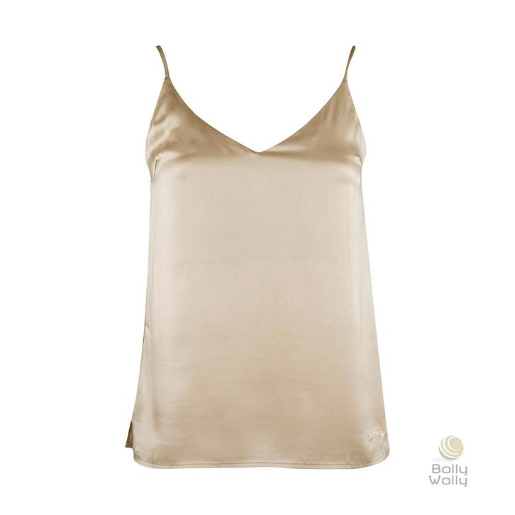 Frogbox • beige zijden top • 36, Kleding | Dames, Blouses en Tunieken, Beige, Nieuw, Maat 36 (S), Verzenden