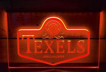 Texels bier neon bord lamp LED verlichting reclame lichtbak, Verzenden