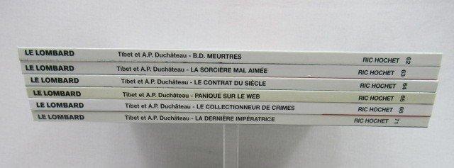 Ric Hochet T62 à T65 + T68 + T71 - 6x C - 6 Album - Eerste, Boeken, Stripverhalen