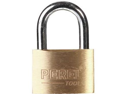 Veiling - 6x Perel hangslot messing 38mm, Fietsen en Brommers, Fietsaccessoires | Fietssloten, Nieuw