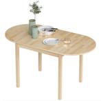 Eettafel - Robuust - Scandinavisch - Beige, Huis en Inrichting, Ophalen of Verzenden, Nieuw, Modern