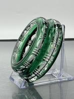 Asbak - Kristal - glazen asbak, Antiek en Kunst