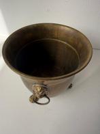 Jardinière - Verguld messing - Klassieke messing jardinière