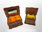 Sieradendoos (2) - Elegante Set van 2 Houten Sieradenkistjes