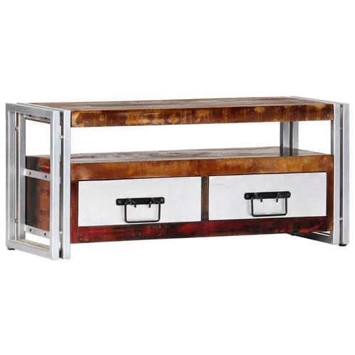 vidaXL Tv-meubel 90x30x40 cm massief gerecycled hout, Maison & Meubles, Armoires | Mobilier de télévision, Envoi