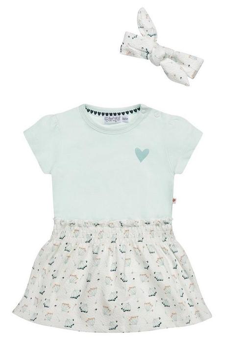 Dirkje - Jurk met Haarband Mint, Kinderen en Baby's, Babykleding | Overige, Meisje, Nieuw, Ophalen of Verzenden