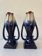 Faiencerie De Thulin - Vase (2) - Vase Art Déco Faïencerie, Antiek en Kunst