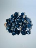 ***Geen veiling*** Diepe blauwe sodaliet getrommelde stenen