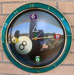 Horloge murale vintage sur le thème du billard - Plastique,