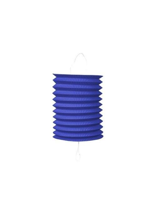 Blauwe Lampion 16cm, Hobby en Vrije tijd, Feestartikelen, Nieuw, Verzenden