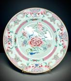 Paire dassiettes anciennes chinoises en famille rose avec, Antiek en Kunst