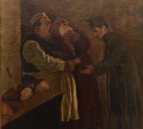 Alfred Lakos (1870-1961) - Militari, Antiek en Kunst, Kunst | Schilderijen | Klassiek