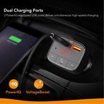 SmartCharge F0 Dual Port Autolader met Bluetooth Transmitter, Telecommunicatie, Nieuw, Verzenden