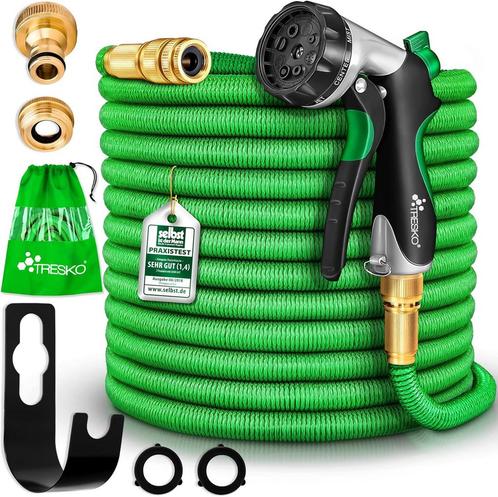TRESKO® flexibele tuinslang | uitgezet 30 m | waterslang fle, Doe-het-zelf en Bouw, Gereedschap | Overige machines, Verzenden