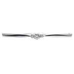 Witgouden broche met diamant | 0,31  ct. (exclusief), Handtassen en Accessoires, Broches, Gebruikt, Overige kleuren, Ophalen of Verzenden