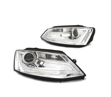 Phares Pour Volkswagen Vw Jetta VI 11-14 Tube Light Chromé, Verzenden