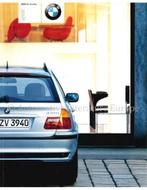 2001 BMW 3 SERIE TOURING BROCHURE DUITS, Ophalen of Verzenden