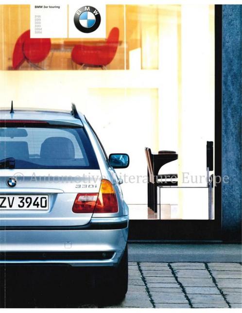 2001 BMW 3 SERIE TOURING BROCHURE DUITS, Livres, Autos | Brochures & Magazines, Enlèvement ou Envoi