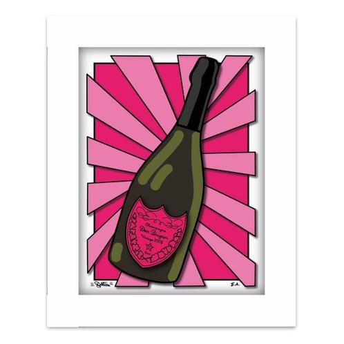 Louis Michel Krüger (1997) - DOM PERIGNON (PINK), Antiquités & Art, Art | Peinture | Moderne