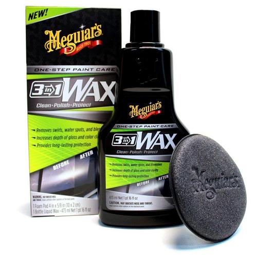 Meguiars 3 in 1 Wax Set, Autos : Divers, Produits d'entretien, Enlèvement ou Envoi