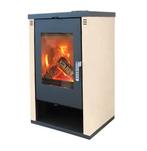 MaxxHome Moderne houtkachel - 9 kW - 57x47x93cm - Geschik..., Doe-het-zelf en Bouw, Verwarming en Radiatoren, Ophalen of Verzenden
