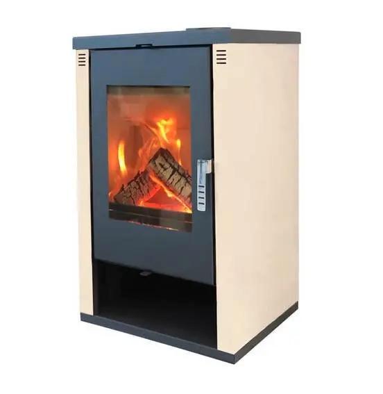 MaxxHome Moderne houtkachel - 9 kW - 57x47x93cm - Geschik..., Doe-het-zelf en Bouw, Verwarming en Radiatoren, Nieuw, Ophalen of Verzenden